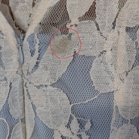 Modcloth Ryu Gray Floral Tulle Tea Dress Sz XS - Picture 5 of 8